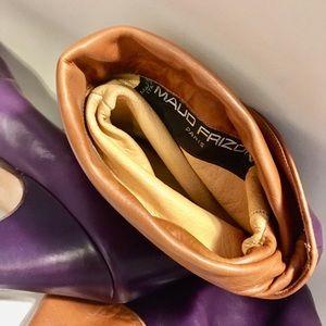 Maud Frizon PARIS purple vintage pirate boots   37